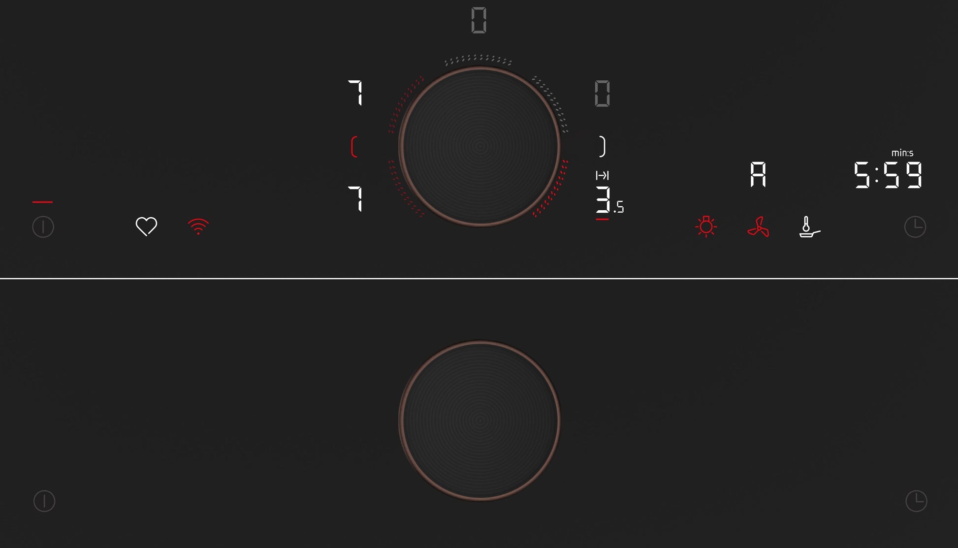 Neff Flex Design Flex Induction Hobs - trim & Twist Pad accessories required (four colour options, sold separately) N 90 T69YYV4C0