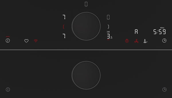 N 90, Induction hob, 90 cm, surface mount without frame-2