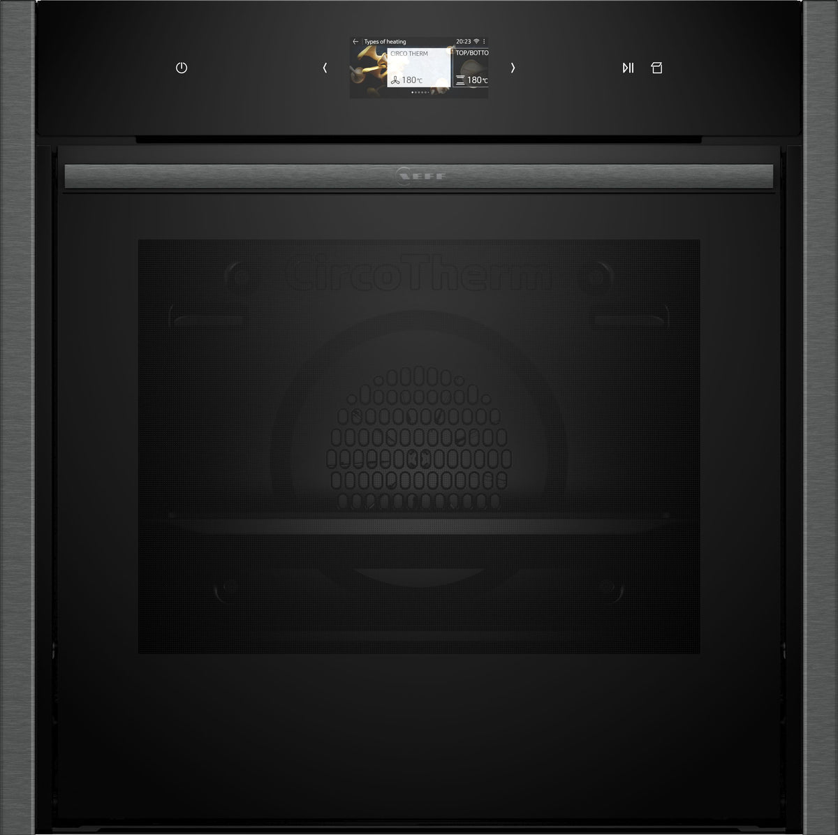 N 90, Built-in oven with added steam function, 60 x 60 cm, Graphite-Grey product photo (21107322_B64VS73G0K_STP_def.jpg)