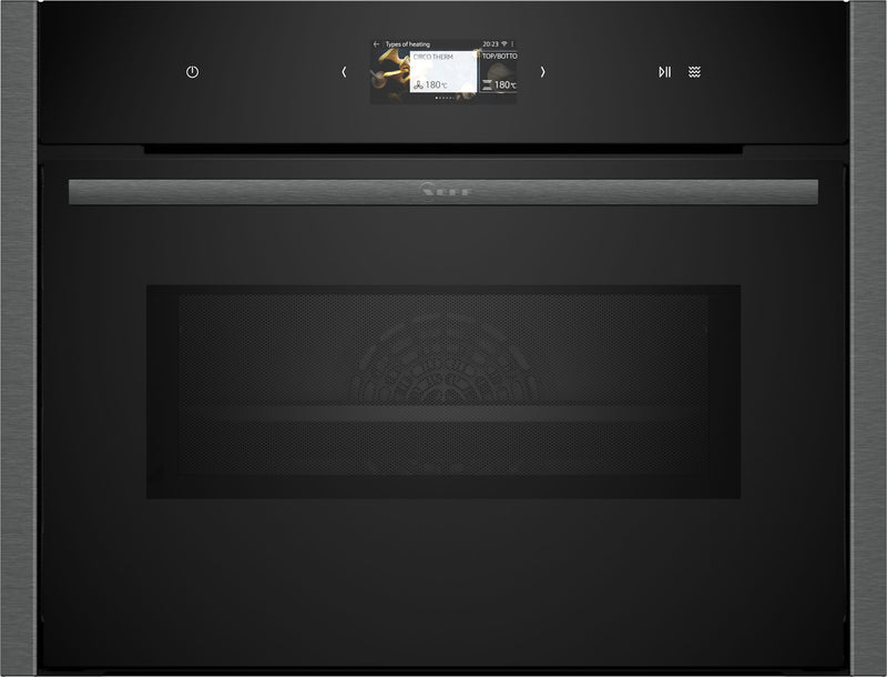 N 90, Built-in compact oven with microwave function, 60 x 45 cm, Graphite-Grey product photo (21107331_C24MS31G0B_STP_def.jpg)