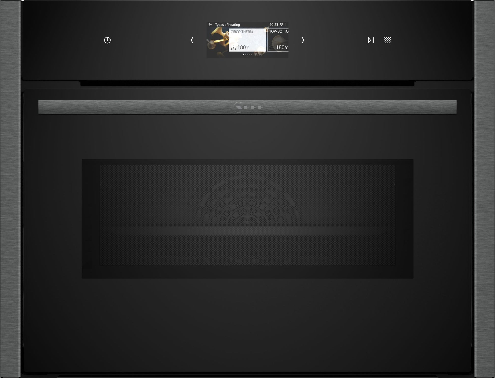 N 90, Built-in compact oven with microwave function, 60 x 45 cm, Graphite-Grey product photo (21107331_C24MS31G0B_STP_def.jpg)