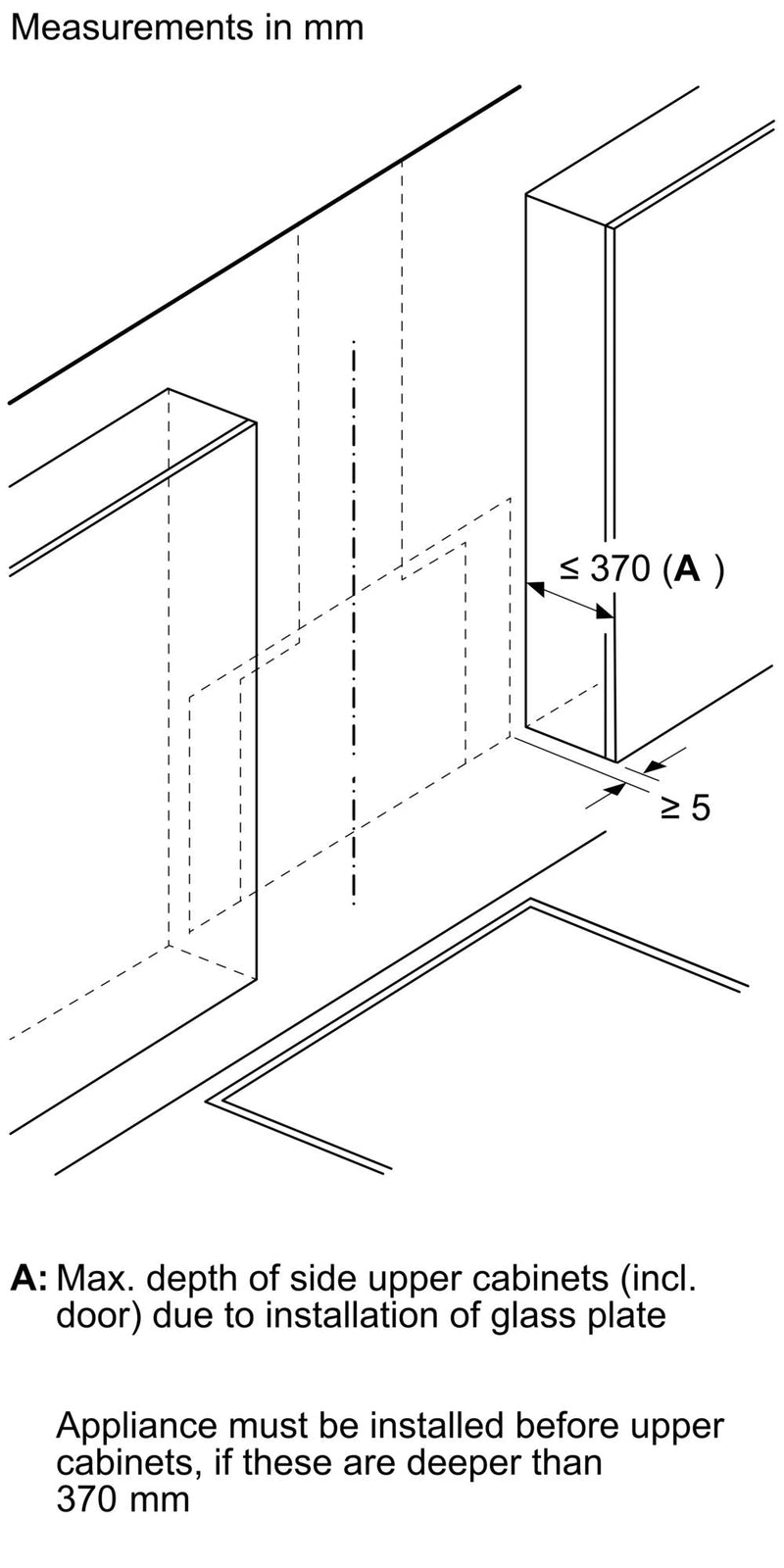 Bosch Angled Glass Chimney Hoods Series 8 DWK91LT60B