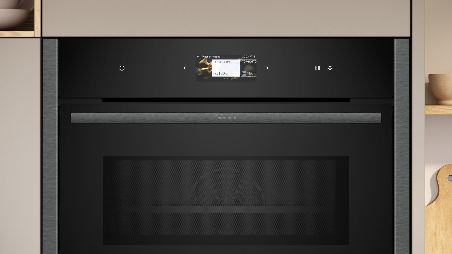 N 90, Built-in compact oven with microwave function, 60 x 45 cm, Graphite-Grey product photo (21304137_C24MS31G0B_PGA1_def.jpg)