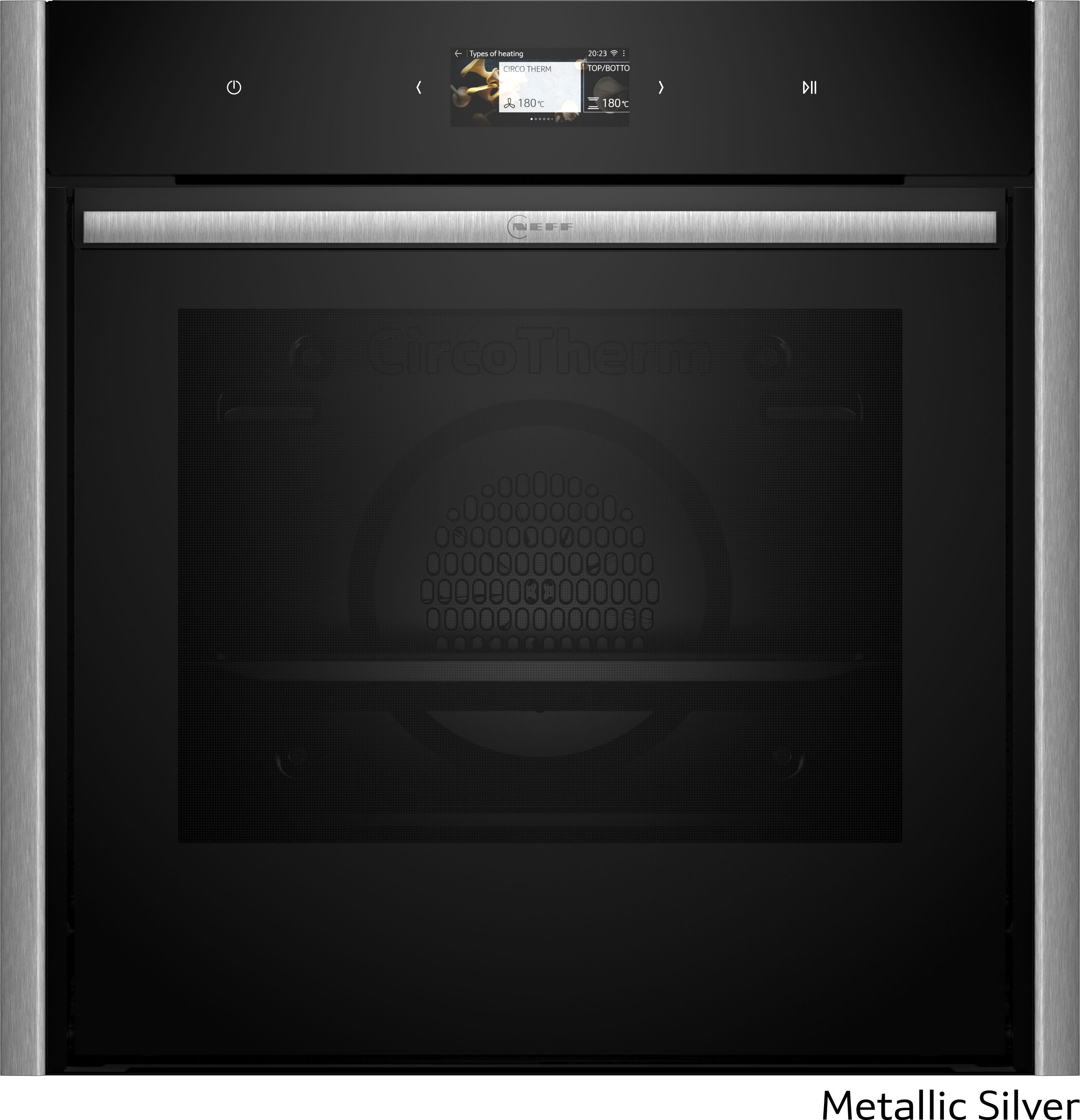 Neff Slide & Hide Single Pyrolytic Ovens with Flex Design- trim, handle and Twist Pad Flex control dial accessories required (four colour options, sold separately) N 90 B69CS7MY0B