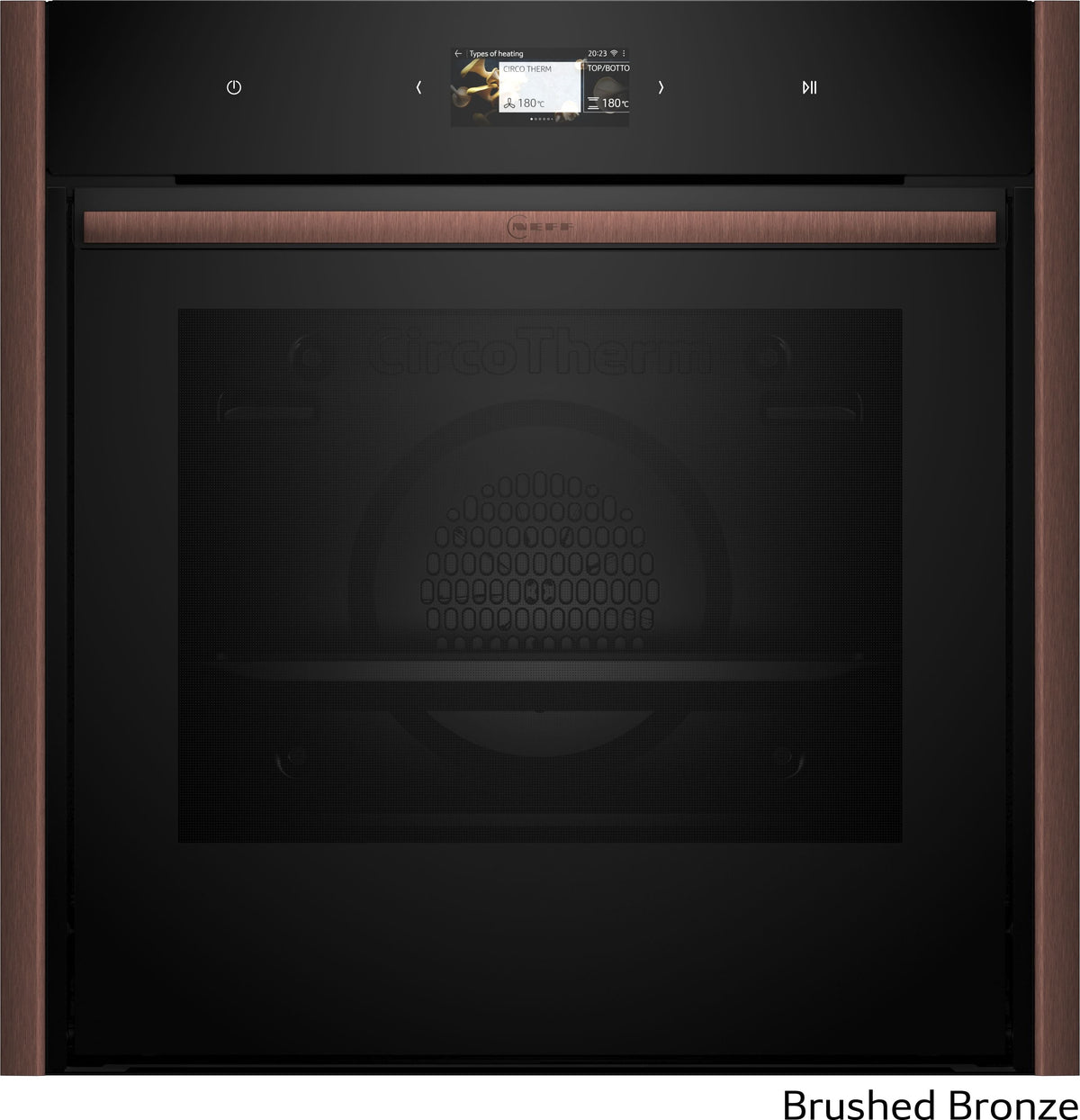 Neff Slide & Hide Single Pyrolytic Ovens with Flex Design- trim, handle and Twist Pad Flex control dial accessories required (four colour options, sold separately) N 90 B69CS7MY0B