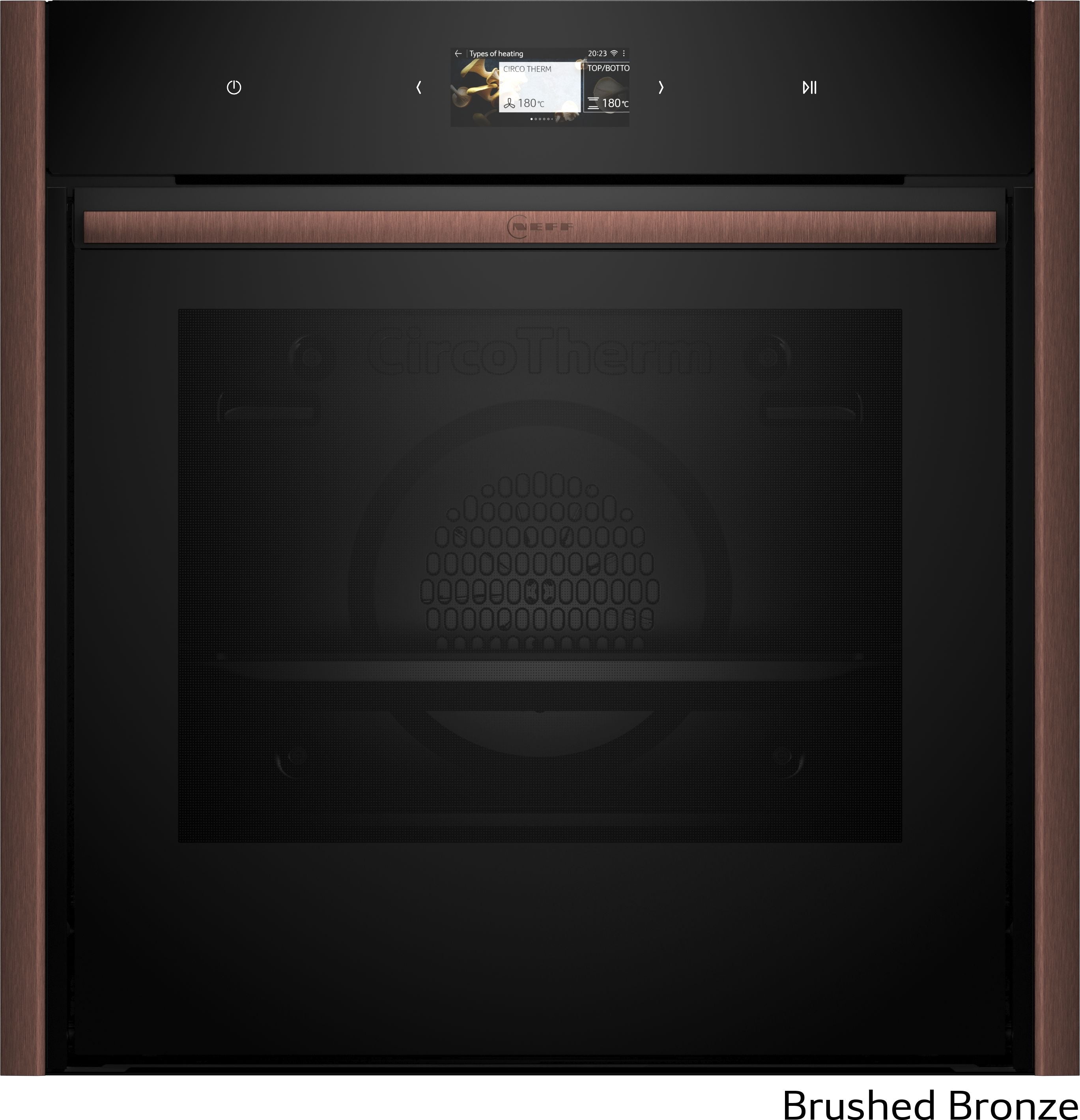 Neff Slide & Hide Single Pyrolytic Ovens with Flex Design- trim, handle and Twist Pad Flex control dial accessories required (four colour options, sold separately) N 90 B69CS7MY0B