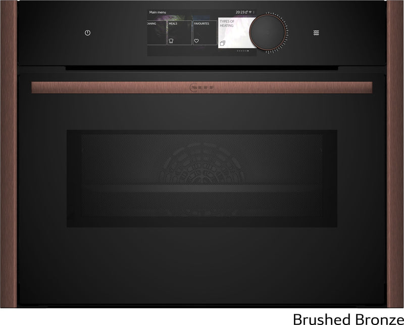 Neff Compact 45cm Ovens with Microwave and Flex Design - trim, handle and Twist Pad Flex control dial accessories required (four colour options, sold separately) N 90 C29MY7MY0