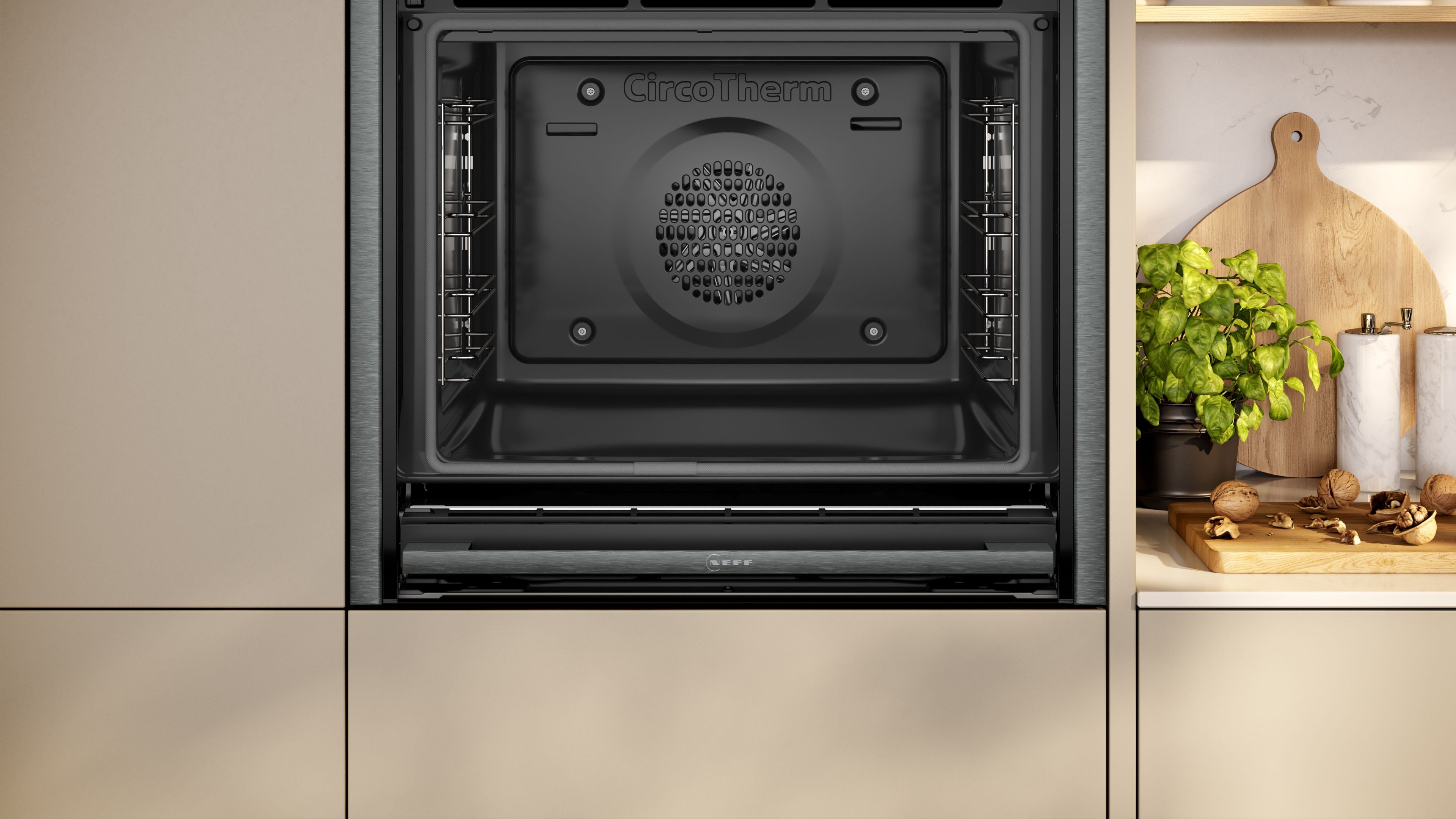 Neff B54CR71G0B N 70, Built-in oven, 60 x 60 cm, Graphite-Grey product photo (21833410_B54CR71G0B_PGA2_def.jpg)