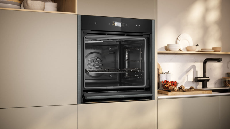 N 90, Built-in oven with added steam function, 60 x 60 cm, Graphite-Grey product photo (21833669_B64VS71G0B_PGA3_def.jpg)
