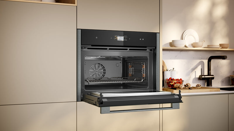 N 90, Built-in compact oven with microwave function, 60 x 45 cm, Graphite-Grey product photo (21833731_C24MS31G0B_PGA3_def.jpg)