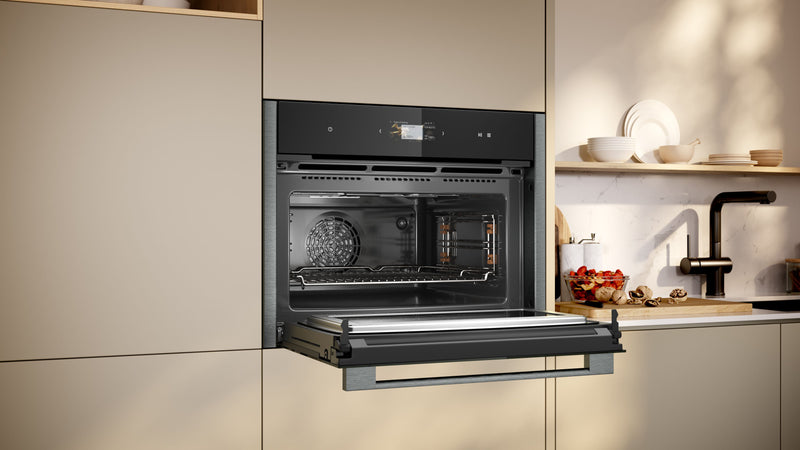 N 90, Built-in compact oven with microwave function, 60 x 45 cm, Graphite-Grey product photo (21833733_C24MS71G0B_PGA3_def.jpg)