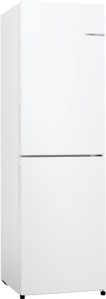 Bosch KGN27NWEAG Series 2, Free-standing fridge-freezer with freezer at bottom, 182.4 x 55 cm, White