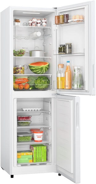 Bosch KGN27NWEAG Series 2, Free-standing fridge-freezer with freezer at bottom, 182.4 x 55 cm, White-2