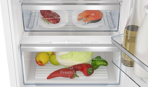 Neff KI7962FD0G N 50, Built-in fridge-freezer with freezer at bottom, 193.5 x 55.8 cm, flat hinge-5