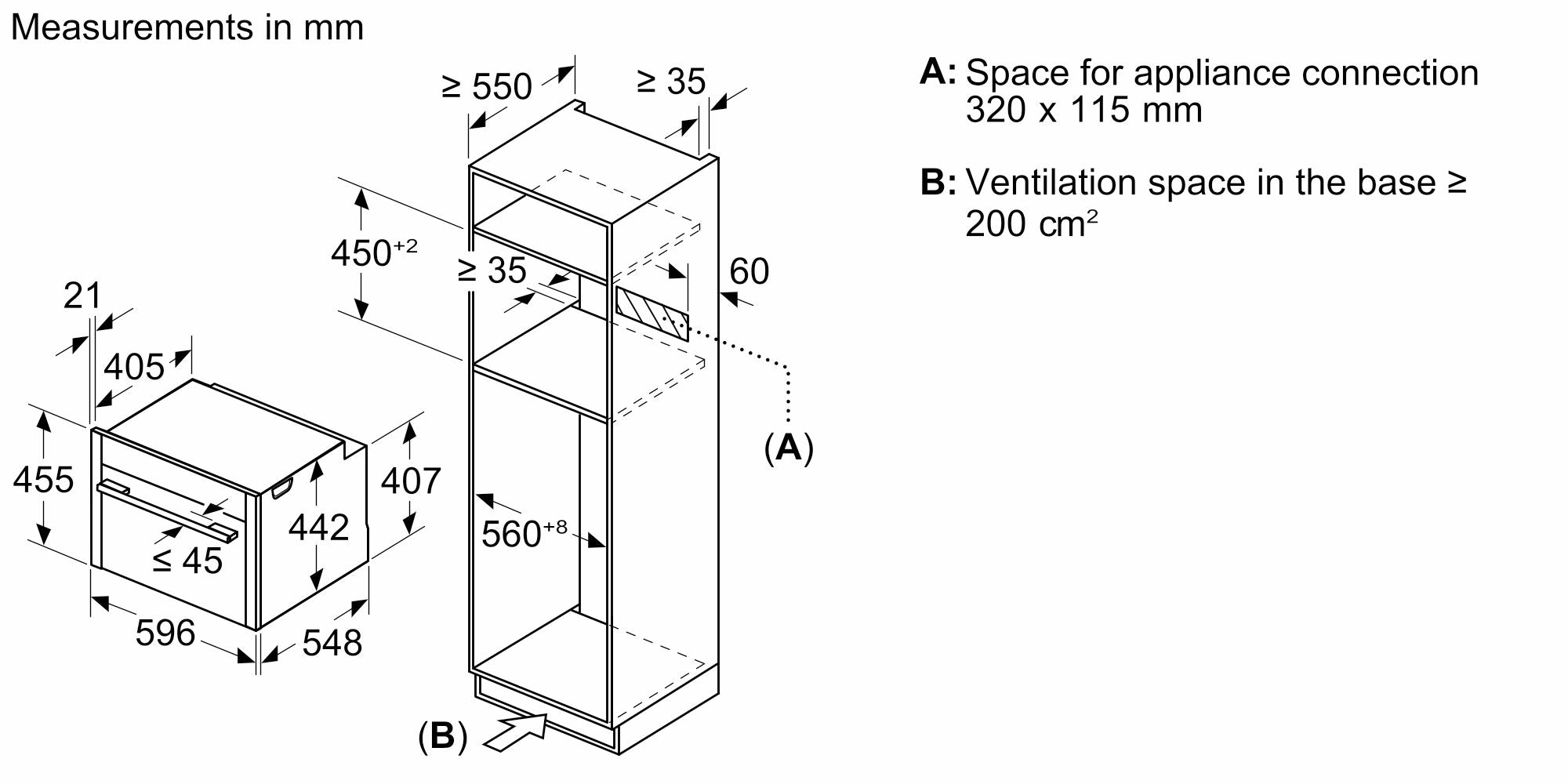 N 90, Built-in compact oven with microwave function, 60 x 45 cm, Graphite-Grey product photo (21990545_C24MS31G0B_D_en-GB.jpg)