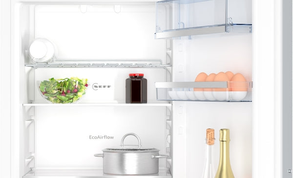 Neff KI7863DD0G N 70, Built-in fridge-freezer with freezer at bottom, 177.2 x 55.8 cm, soft close flat hinge-3