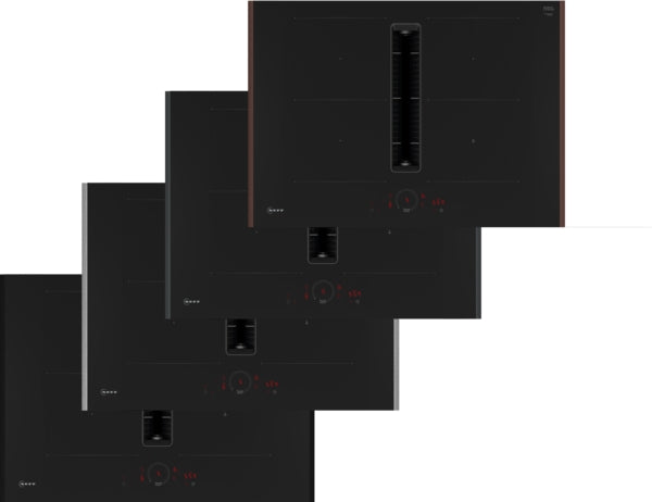 Neff V57YHQ4C0 N 70, Induction hob with integrated ventilation system, 70 cm, Flex Design