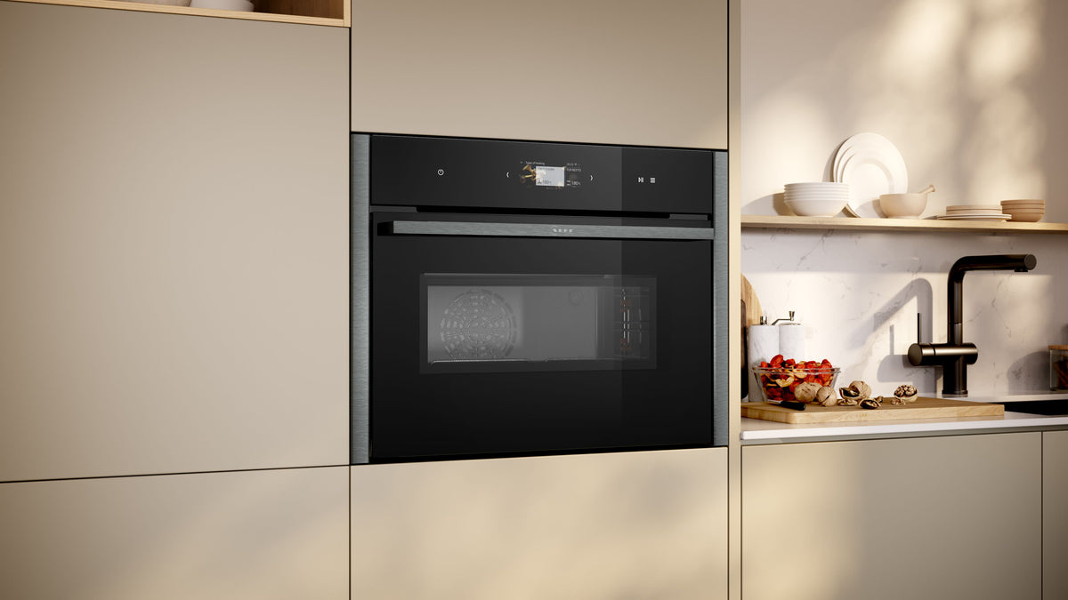 N 90, Built-in compact oven with microwave function, 60 x 45 cm, Graphite-Grey product photo (22449593_C24MS31G0B_PGA5_def.jpg)