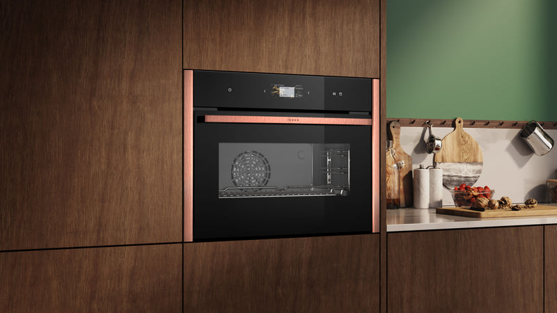 N 90, Built-in compact oven with steam function, 60 x 45 cm, Flex Design product photo (22449635_C29FS3AY0_PGA5_def.jpg)