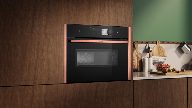 Neff Compact 45cm Ovens with Microwave and Flex Design - trim, handle and Twist Pad Flex control dial accessories required (four colour options, sold separately) N 90 C29MY7MY0