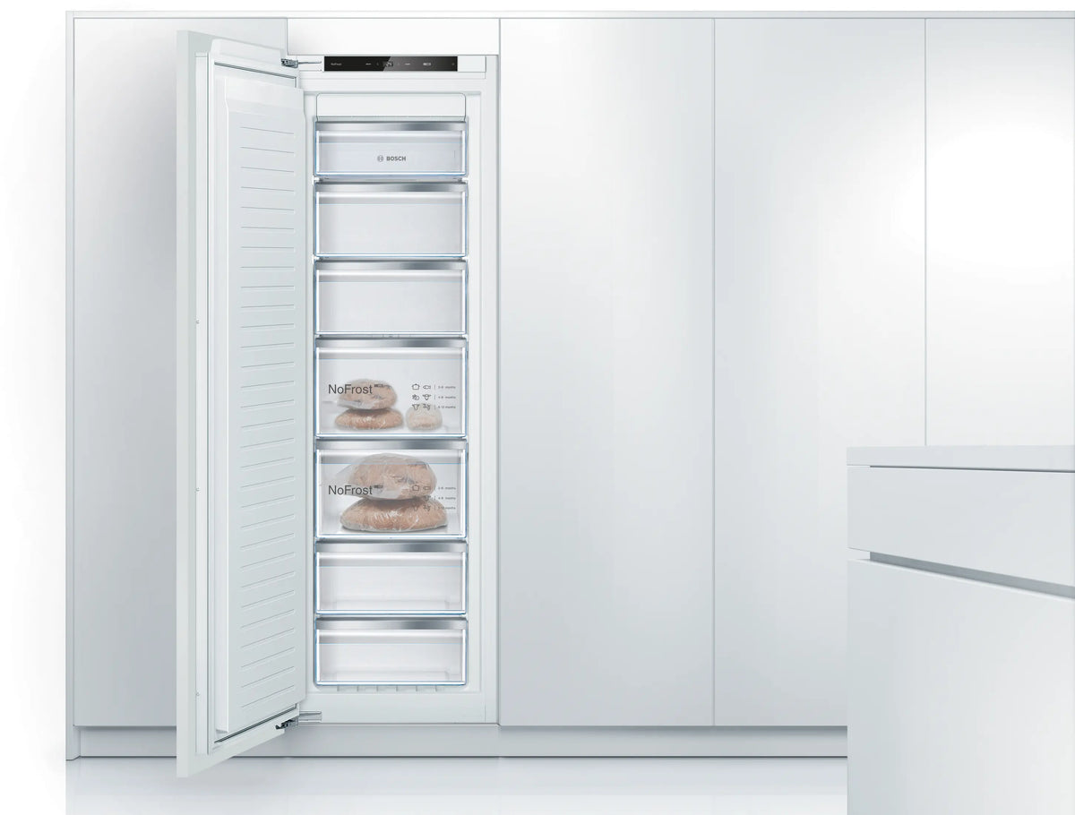 Bosch GIN81VEE0G Series 4 Built in Single door Freezers 177cm Height with Fixed Hinge-3