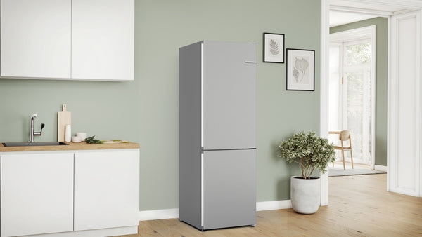 Bosch KGN362LDFG Series 4, Free-standing fridge-freezer with freezer at bottom, 186 x 60 cm, Stainless steel look-9