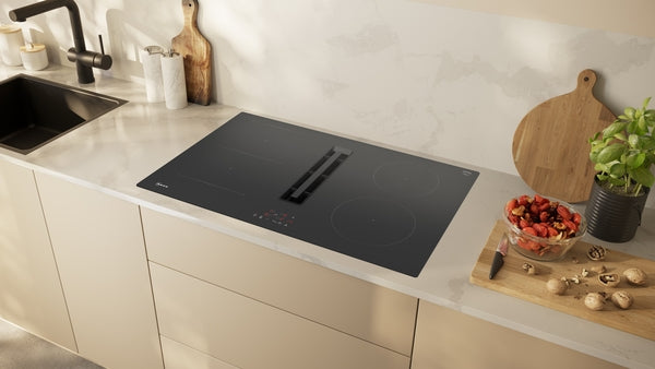 Neff V58NBS1L0 N 50, Induction hob with integrated ventilation system, 80 cm, surface mount without frame-2