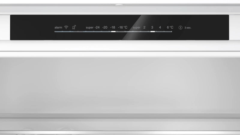 N 50, Built-in fridge-freezer with freezer at bottom, 193.5 x 69.1 cm, sliding hinge-5