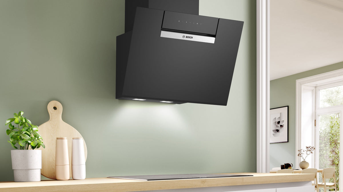 Bosch Angled Glass Chimney Hoods Series 4 DWK67FN60B