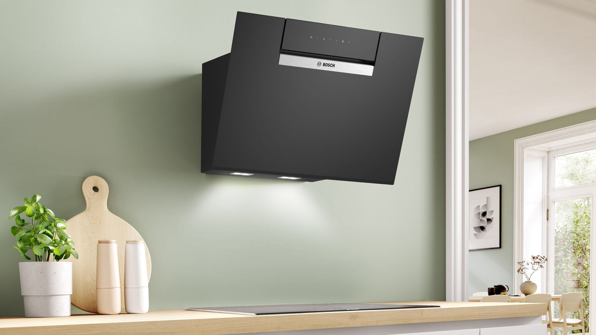 Bosch Angled Glass Chimney Hoods Series 4 DWK67FN60B