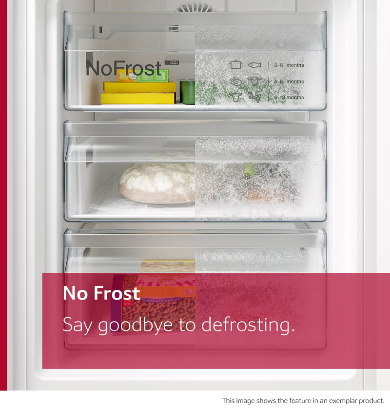 Neff Bottom Freezers - NoFrost (193.5cm Height x 54cm width, XL) N 30 KI7961SE0