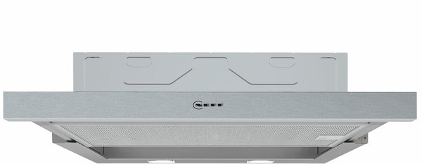 N 50, Telescopic cooker hood, 60 cm, Silver metallic-2