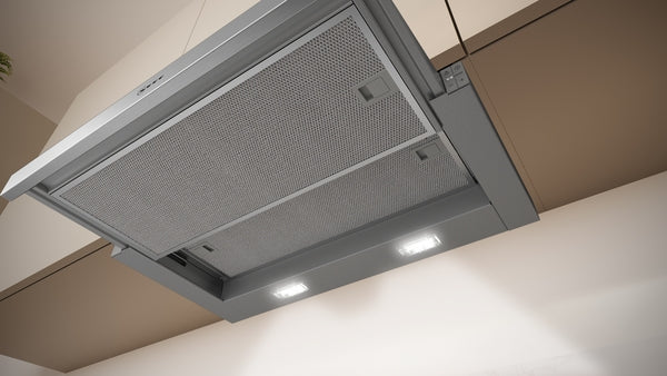 N 50, Telescopic cooker hood, 60 cm, Silver metallic-4