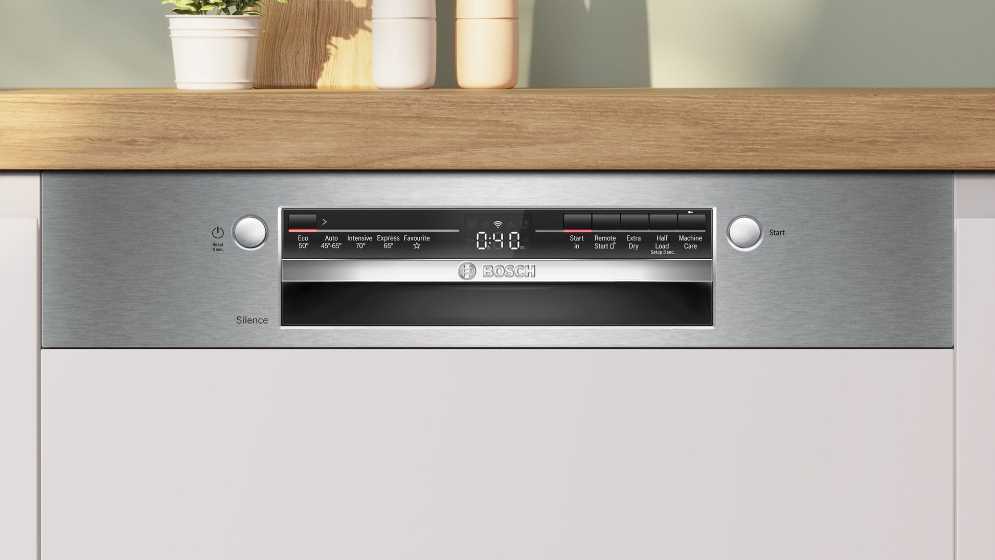 Bosch 60cm Semi Integrated Dishwashers Series 2 SMI2HTS02G