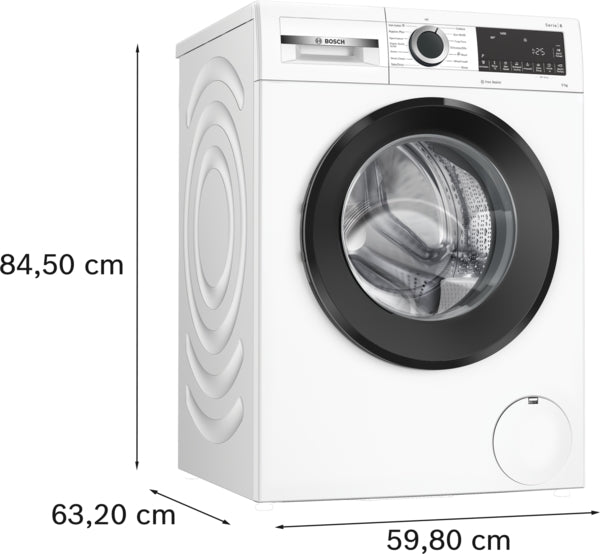 Series 6, Washing machine, front loader, 9 kg, max. 1400 rpm-5