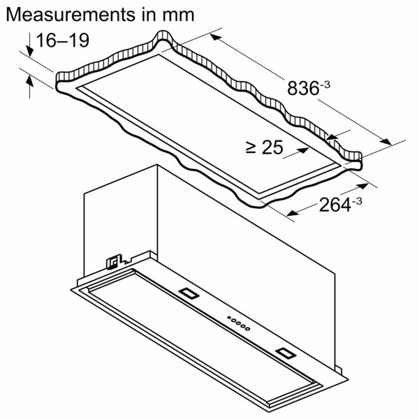 Neff Canopy Hoods D86NAC1S0B-6