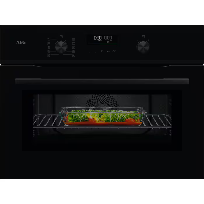 AEG NKK6N501B Compact Combi Microwave Oven