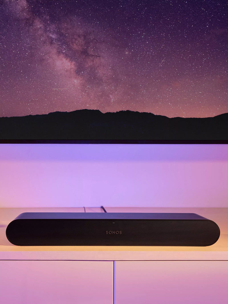 Sonos Ray Compact Smart Soundbar, Black-6