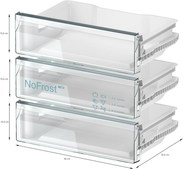 Series 4 Built under Single door Freezers 82cm Height with Fixed Hinge-3