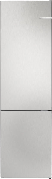 Bosch KGN392LBFG Series 4, Free-standing fridge-freezer with freezer at bottom, 203 x 60 cm, Stainless steel look-1