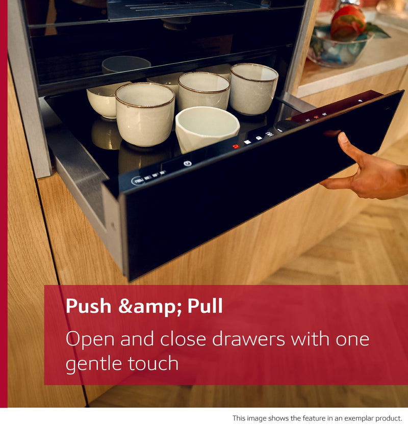 Neff N 70 N24HA11G1B Built-in warming drawer 60 x 14 cm Graphite-Grey product photo (24659697_FHI_NE_WD_PushandPull_CR_en-GB.jpg)