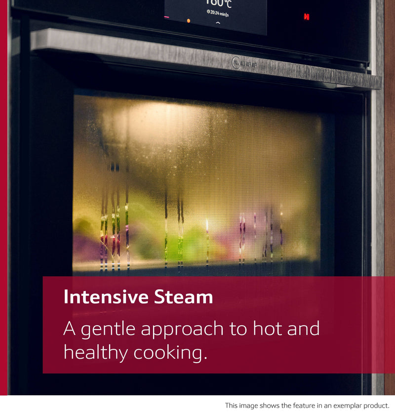 N 90, Built-in compact oven with steam function, 60 x 45 cm, Flex Design product photo (24733015_FHI_NE_OV_IntensiveSteam_FD_B69FY5CX0_en-GB.jpg)