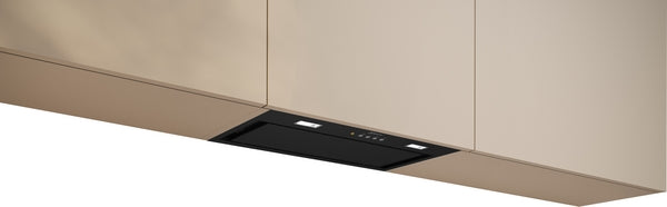 N 70, Canopy cooker hood, 52 cm, Black