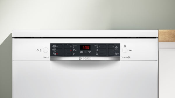 Series 2, Free-standing dishwasher, 60 cm, White