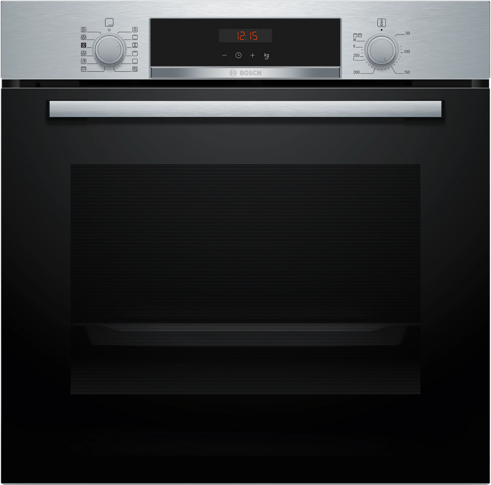 Bosch HQA574BS3B Series 4, Built-in oven with added steam function, 60 x 60 cm, Stainless steel-1
