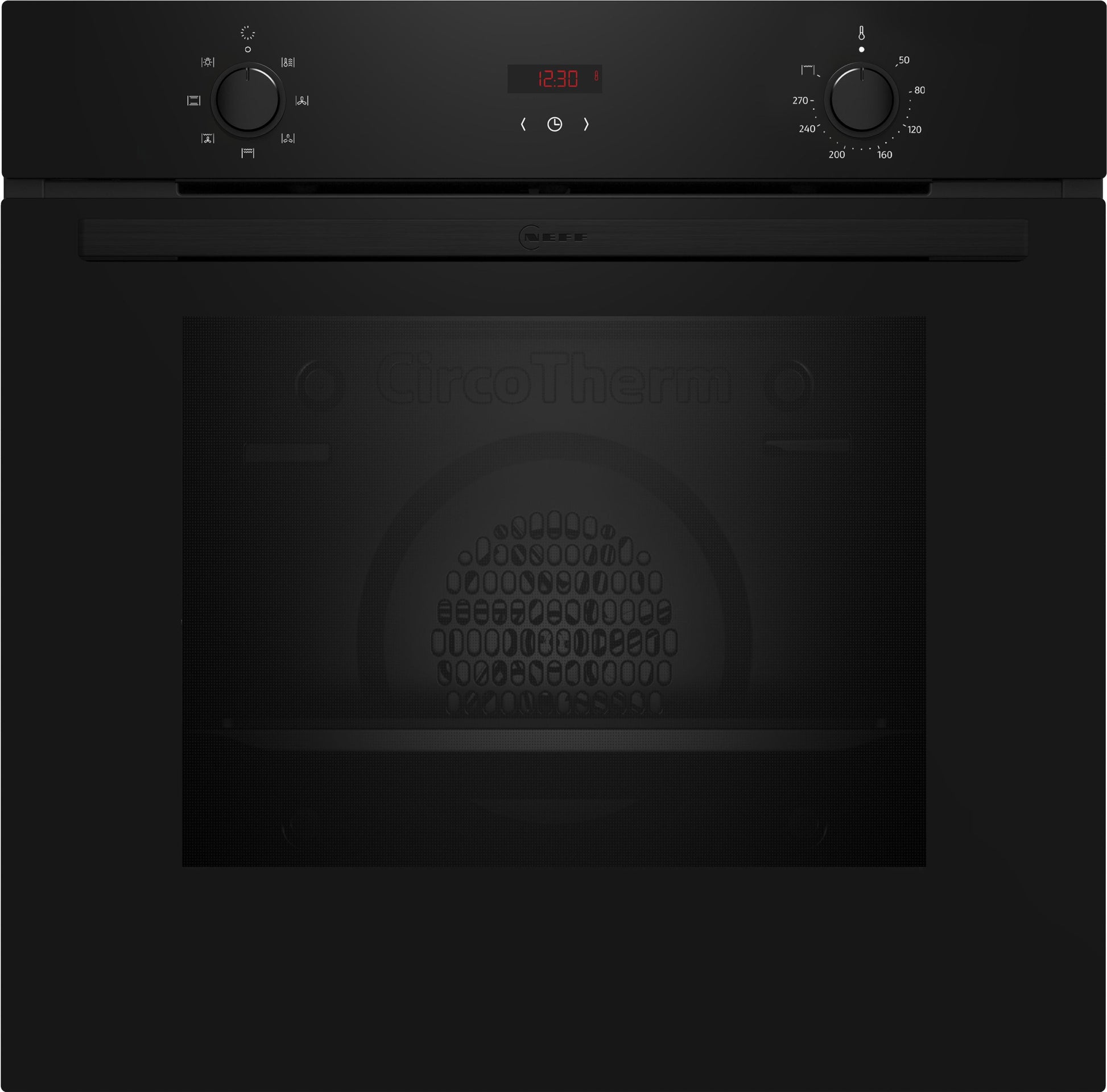 Neff B1DCC0AK3B N 30, Built-in oven, 60 x 60 cm, Black product photo (25079411_B1DCC0AK3B_STP_def.jpg)