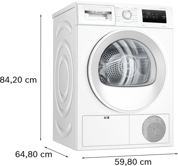 Bosch WTH85225GB Series 4, Heat pump tumble dryer, 8 kg-23