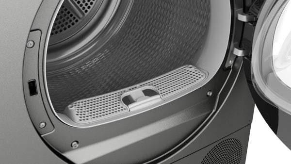 Bosch WQG245R2GB Series 6, Heat pump tumble dryer, 9 kg, Cast iron grey-7