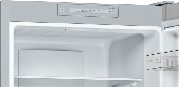 Bosch KGN33NLEBG Series 2, Free-standing fridge-freezer with freezer at bottom, 176 x 60 cm, Stainless steel look-6