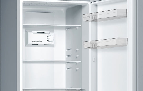 Bosch KGN33NLEBG Series 2, Free-standing fridge-freezer with freezer at bottom, 176 x 60 cm, Stainless steel look-3